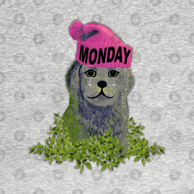 Moody Monday Beanie Puppy by KC Morcom aka KCM Gems n Bling aka KCM Inspirations